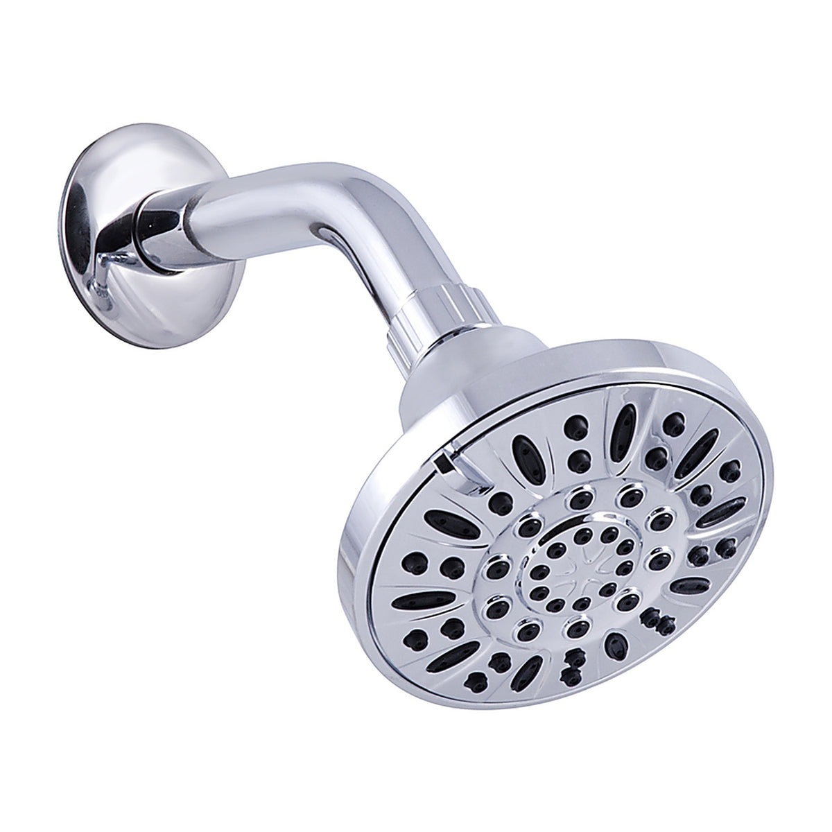 OakBrook - 520A3355CCP-WS - Chrome PVC 3 settings Wallmount Showerhead 1.8 gal.