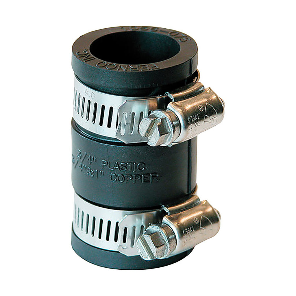 Fernco - P1056-075 - 3/4 in. Hub x 3/4 in. Dia. Hub Flexible Coupling