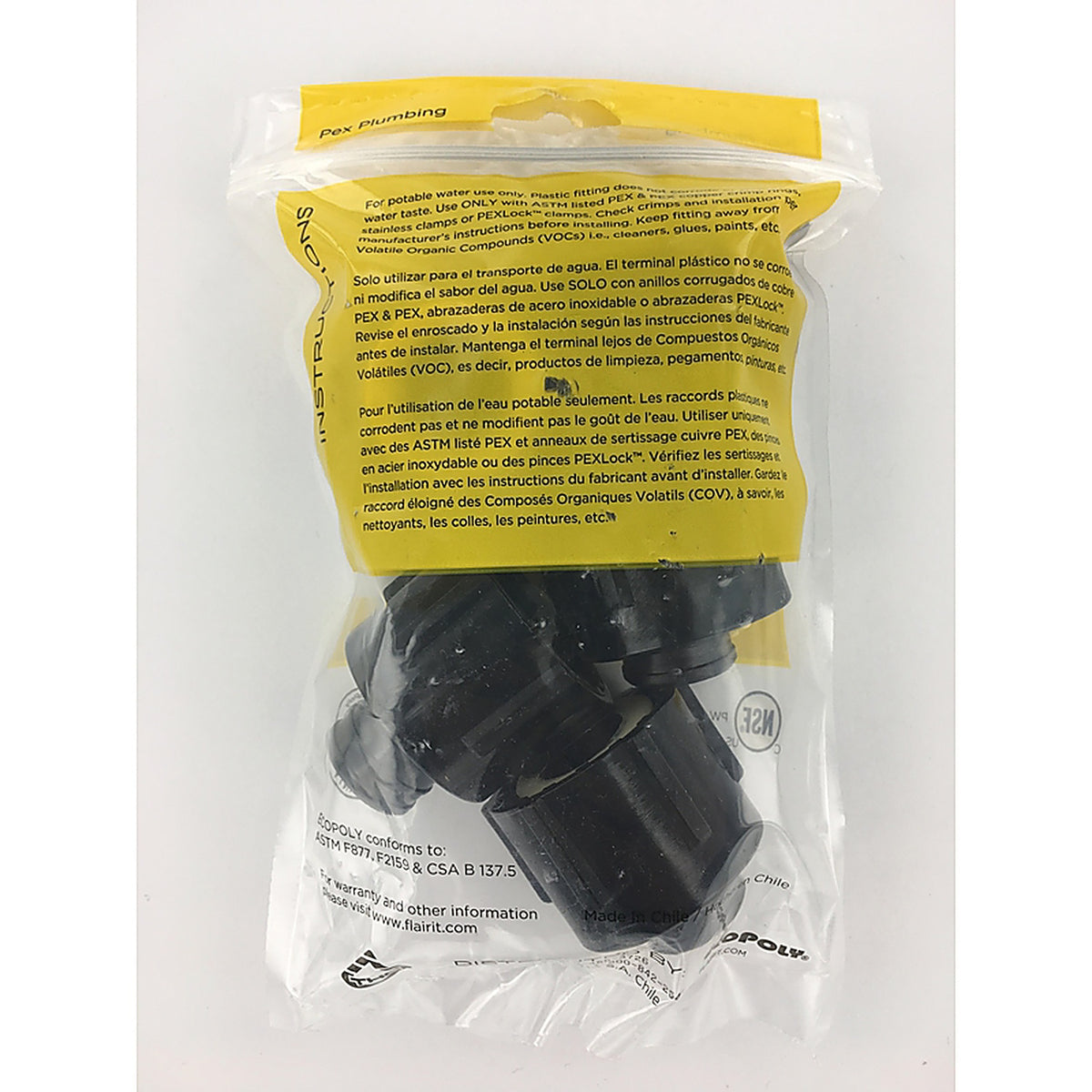 Flair-It - 32780 - Ecopoly 1 in. PEX Barb x 1 in. Dia. FPT Female Adapter