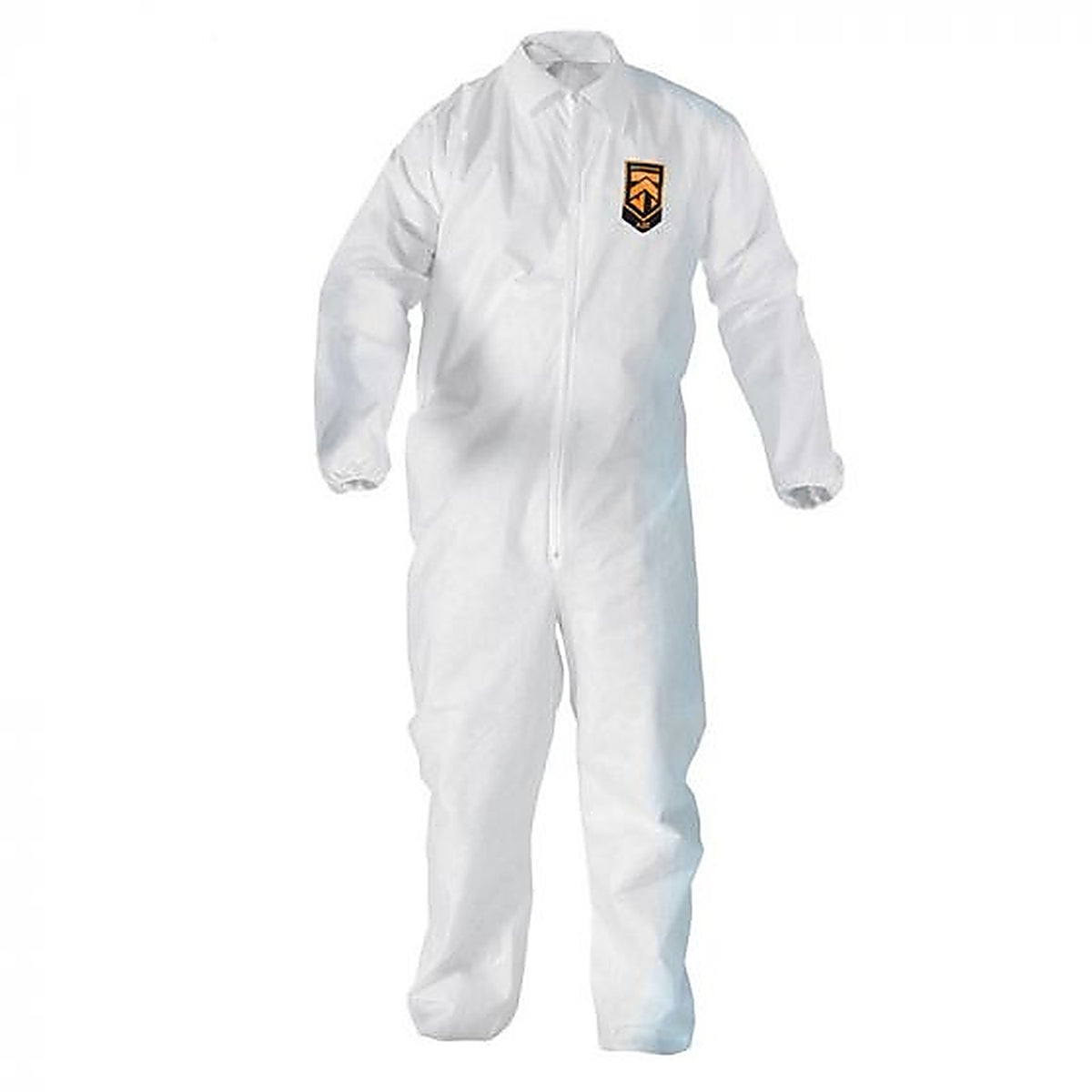 Kimberly Clark - 49104 - KleenGuard Series A20 Anti-Static Disposable Serged Seam Collared Coverall, X-Large, White, Sms Fabric