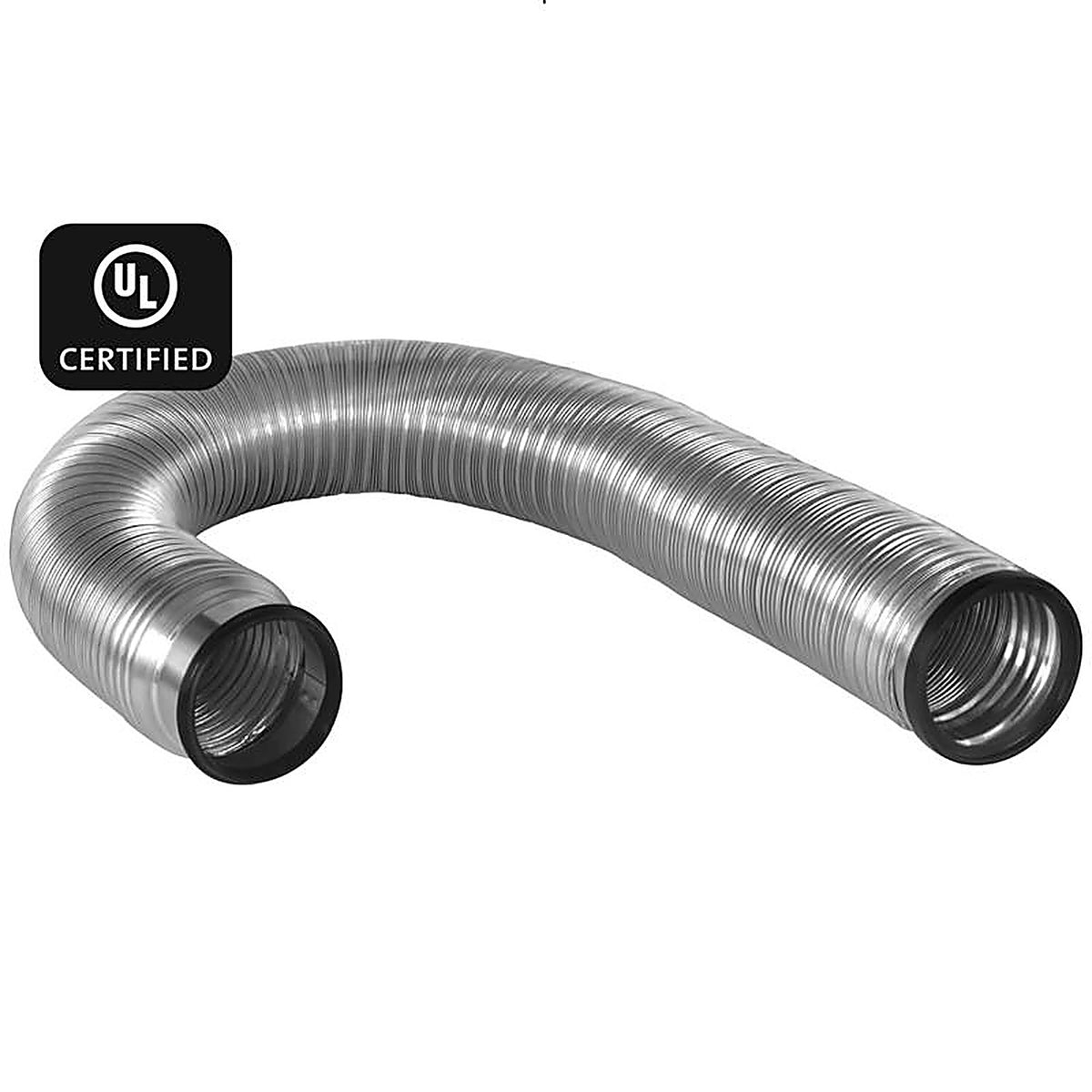 Imperial - VT0616 - Quick Connect 60 in. L x 4 in. Dia. Silver Aluminum Dryer Hook-Up