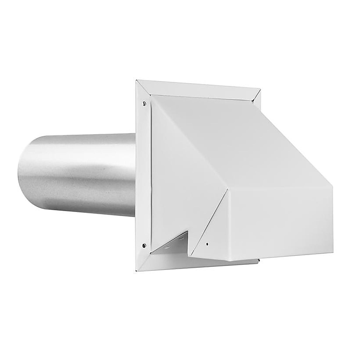 Imperial - VT0501-B - 16.5 in. L x 4 in. Dia. Silver/White Aluminum Wall Exhaust Hood
