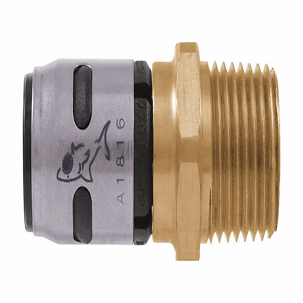 SharkBite - K134A - EvoPEX 3/4 in. Push x 3/4 in. Dia. MPT Plastic Adapter