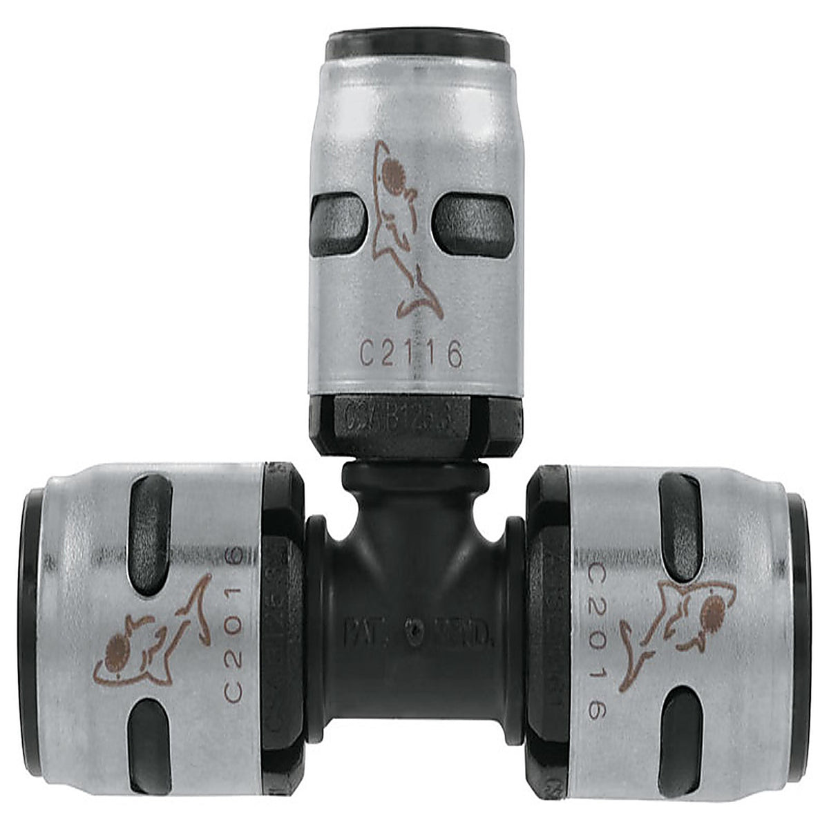 SharkBite - K362A - EvoPEX 1/2 in. Push x 1/2 in. Dia. Push Plastic Tee