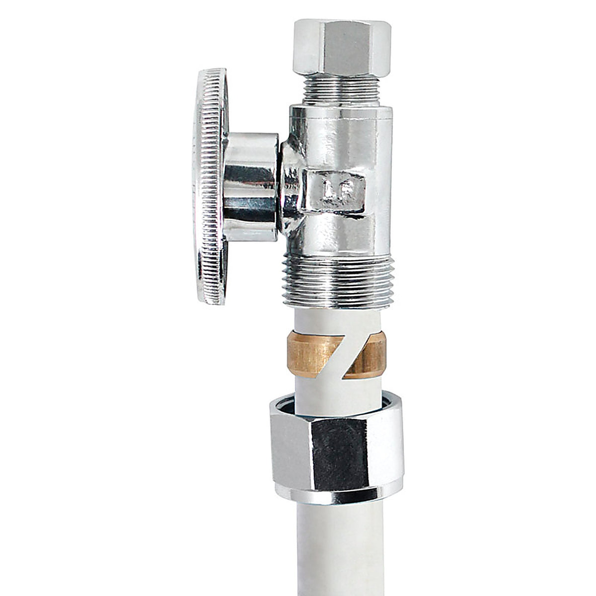 Plumb Pak - PP2889EZ - Compression T Compression Brass Straight Valve