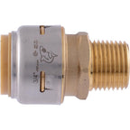 SharkBite - U138LFA - 3/4 in. Push x 1/2 in. Dia. MPT Brass Reducer Connector