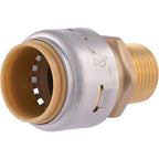 SharkBite - U138LFA - 3/4 in. Push x 1/2 in. Dia. MPT Brass Reducer Connector