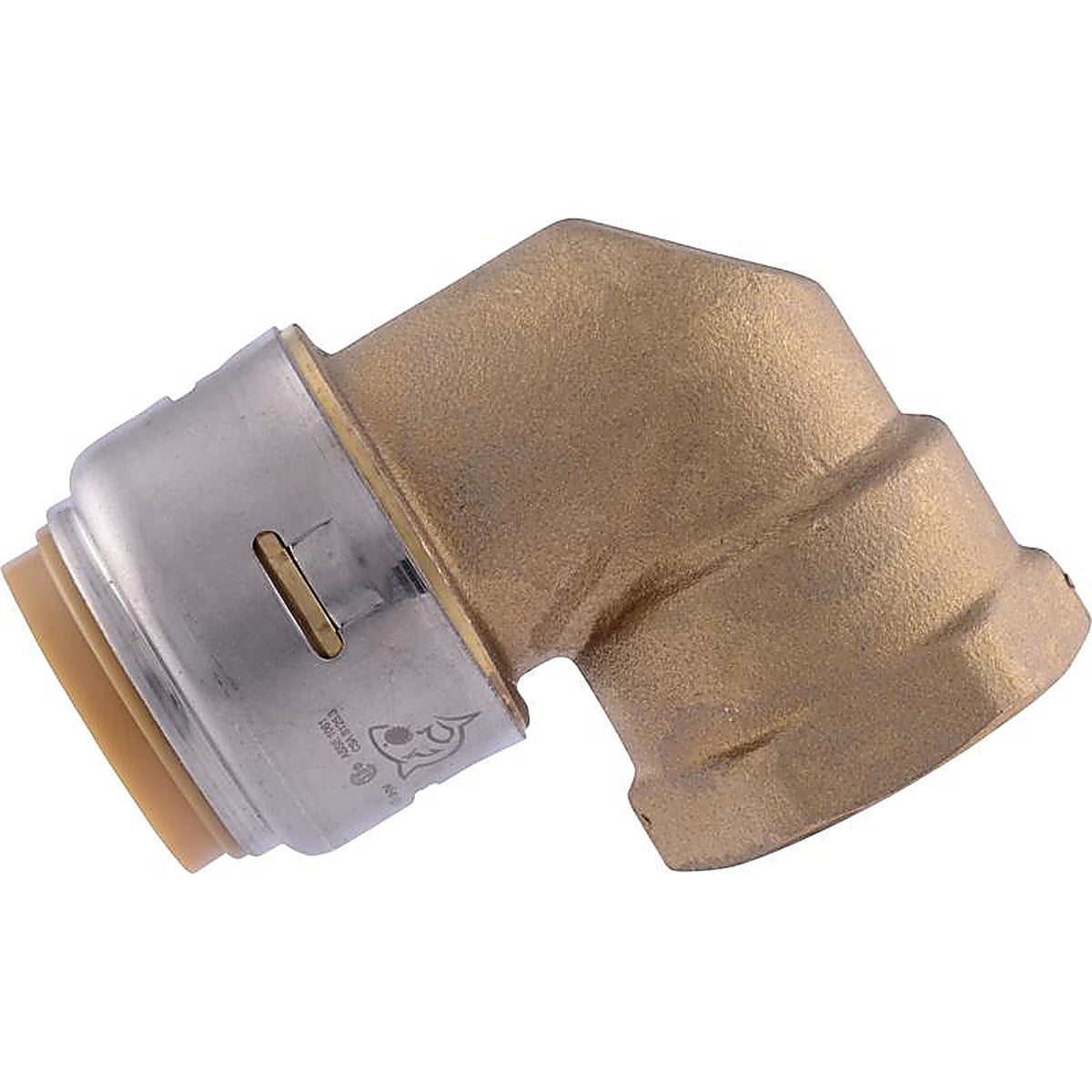 SharkBite - U314LFA - 3/4 in. Push x 3/4 in. Dia. FNPT Brass 90 Degree Elbow