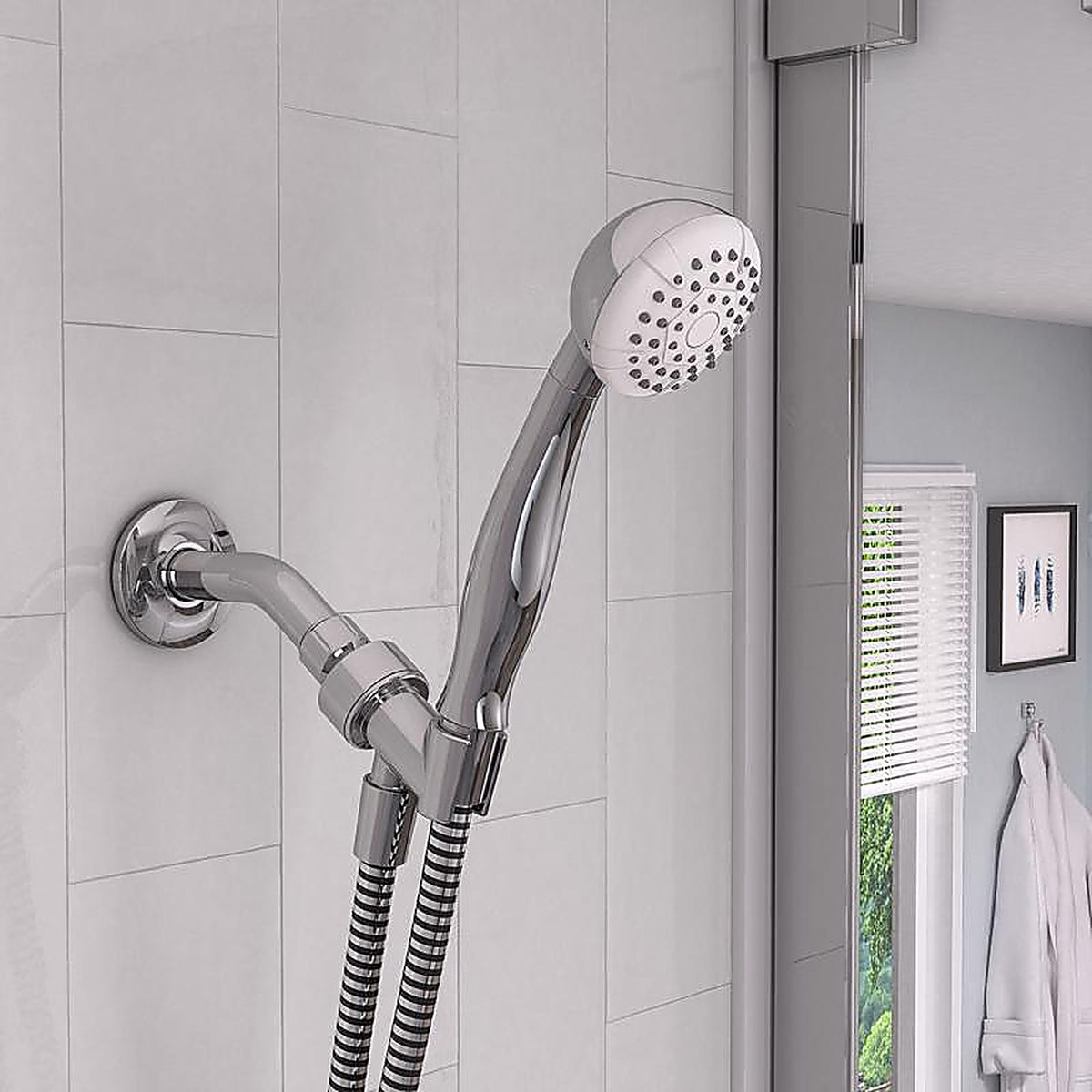 Keeney - K740CP - Stylewise Polished Chrome Plastic 1 settings Handheld Showerhead 1.8 gpm