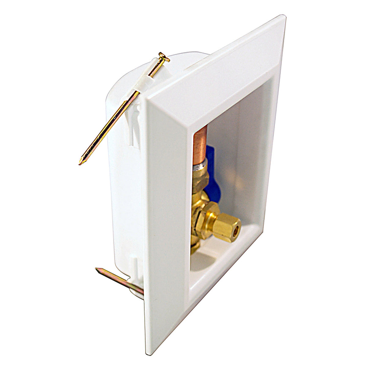 Apollo - FSBBOXIMWH1 - 1/2 in. D Ice Maker Outlet Box with Hammer Arrestor