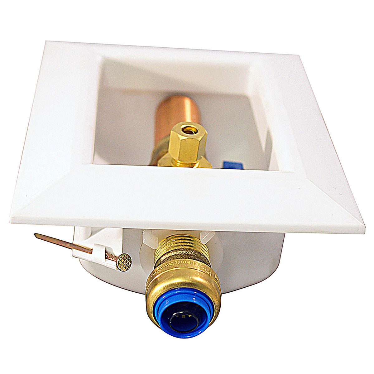 Apollo - FSBBOXIMWH1 - 1/2 in. D Ice Maker Outlet Box with Hammer Arrestor