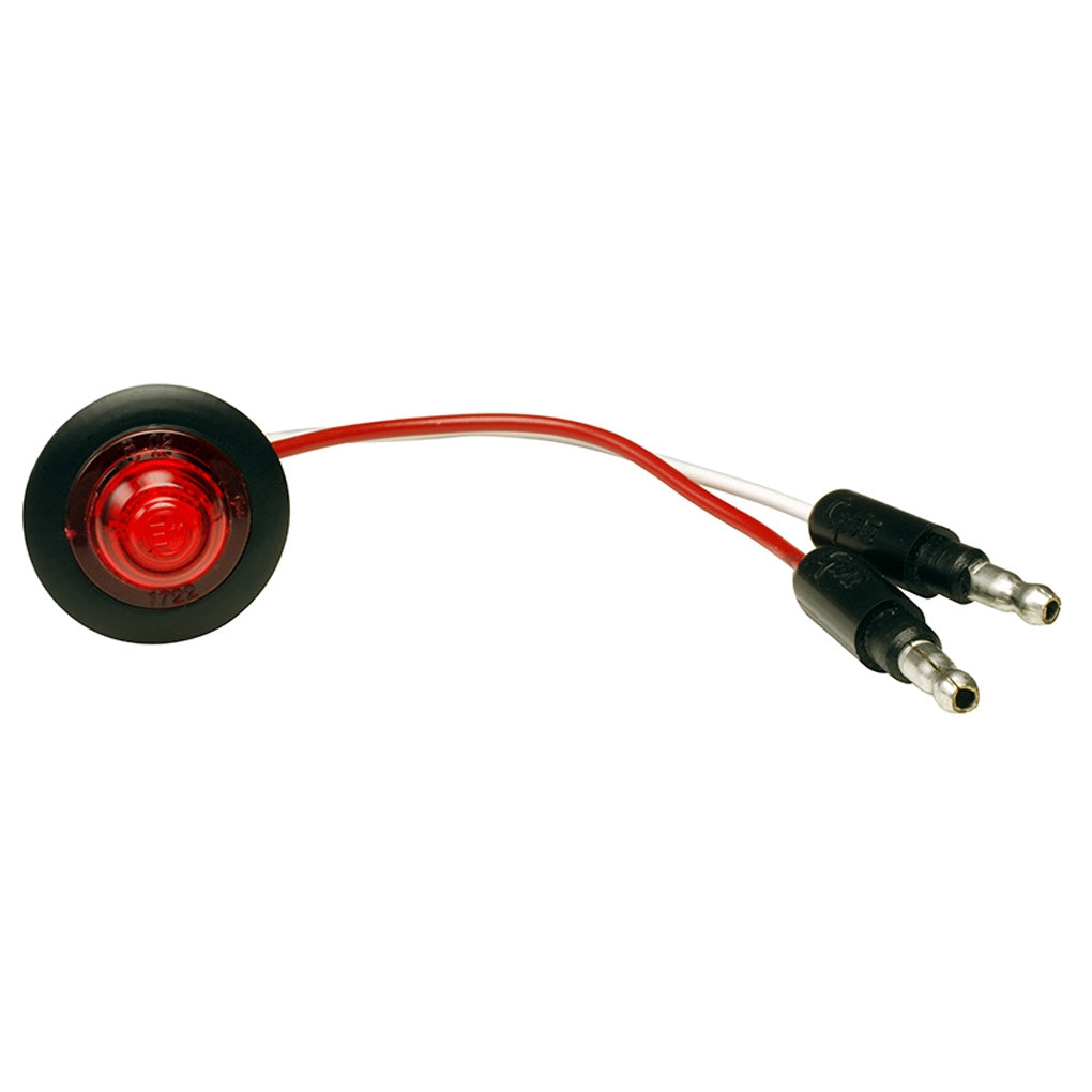 Grote - 49342 - CLR/MKR Lamp, Red, Micronova Dot, 12 Volt, W/Grommet, Ece Rated