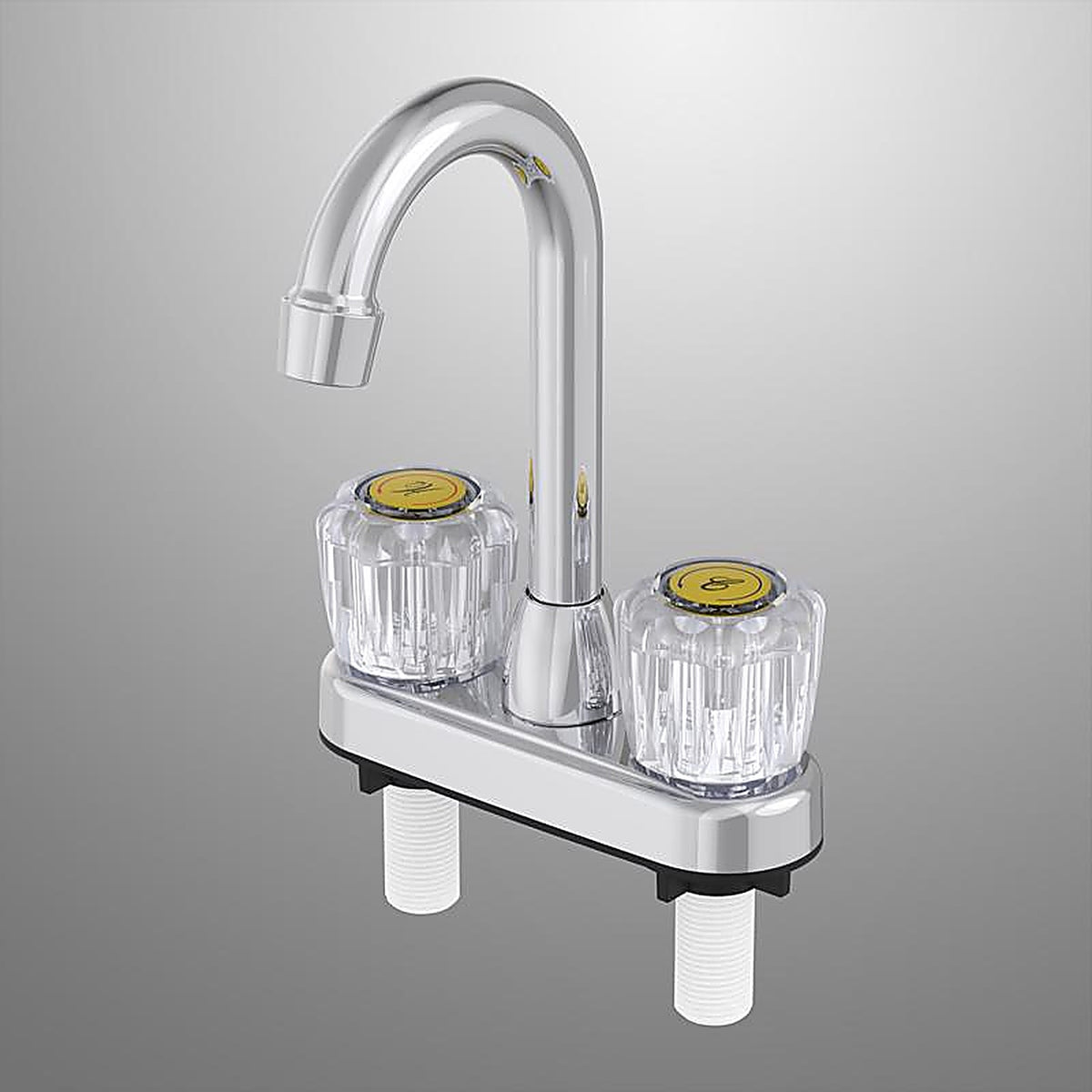 Home Plus - 355101 - Two Handle Chrome Bar Faucet
