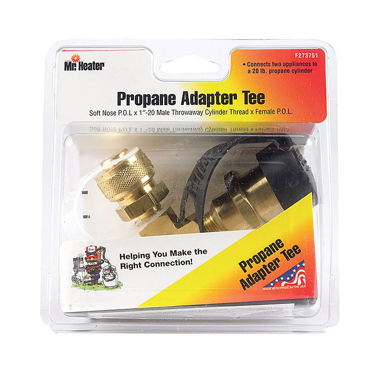 Mr. Heater - F273751 - Brass Cylinder Adapter