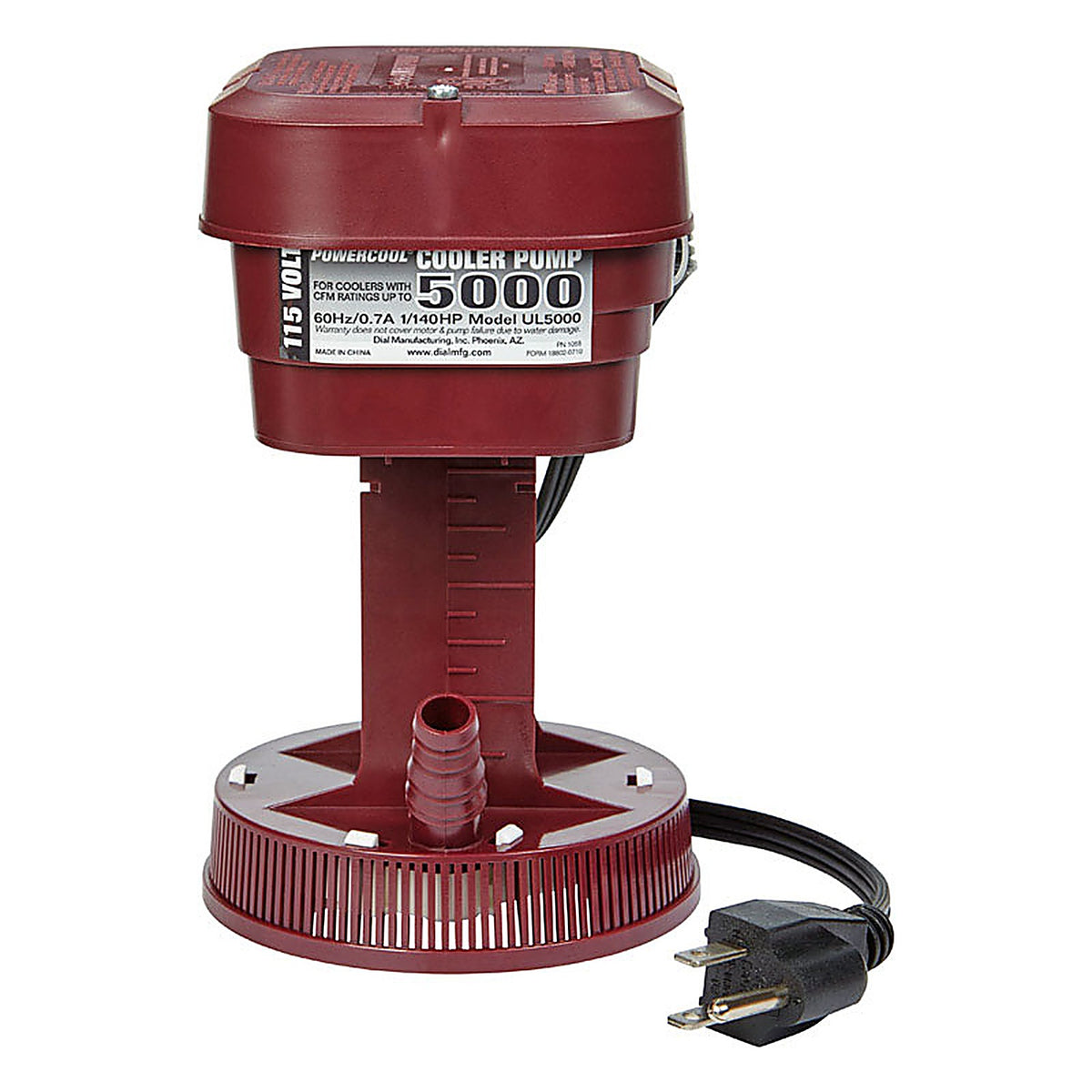 Dial - 1055 - Plastic Red Evaporative Cooler Pump