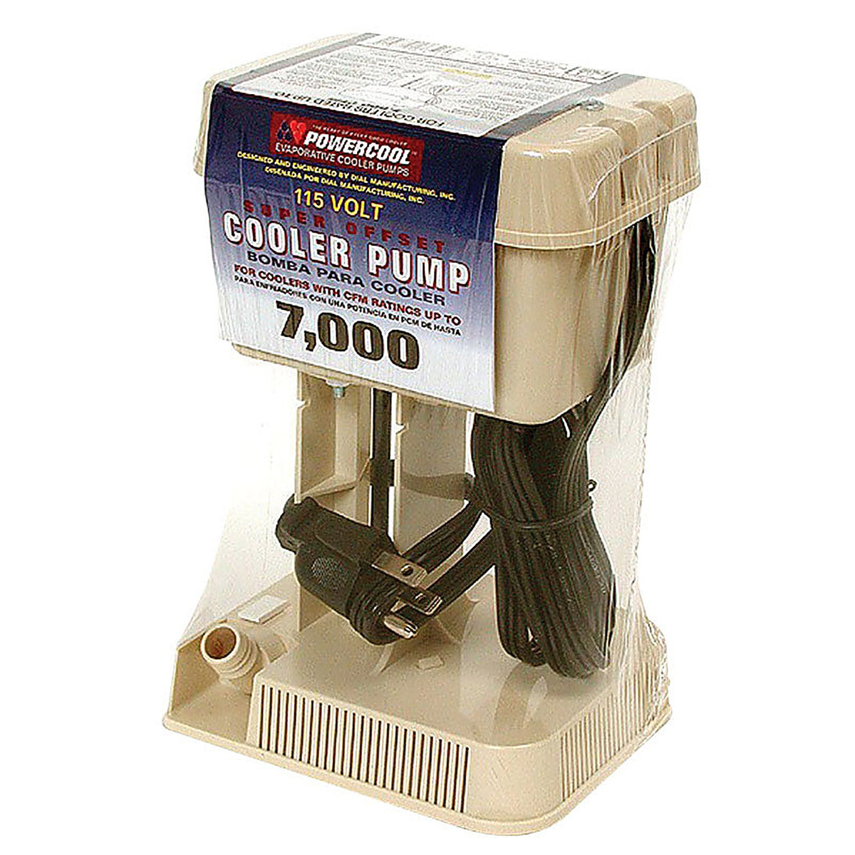 Dial - 1075 - Plastic Tan Evaporative Cooler Pump