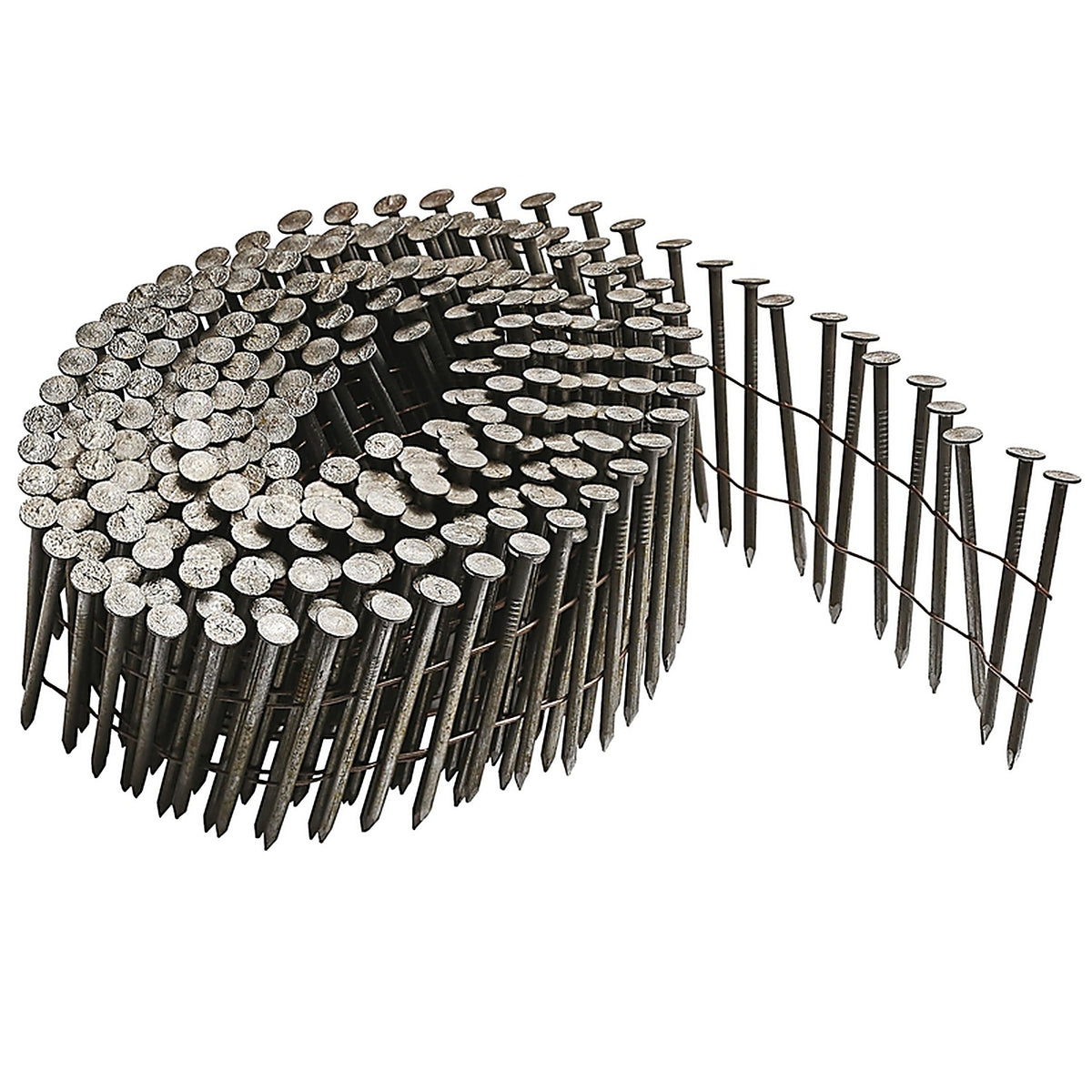 Bostitch - C5R90BDSS - 1-3/4 in. L X 11 Ga. Angled Coil Stainless Steel Siding Nails 15 deg 3,600 pk