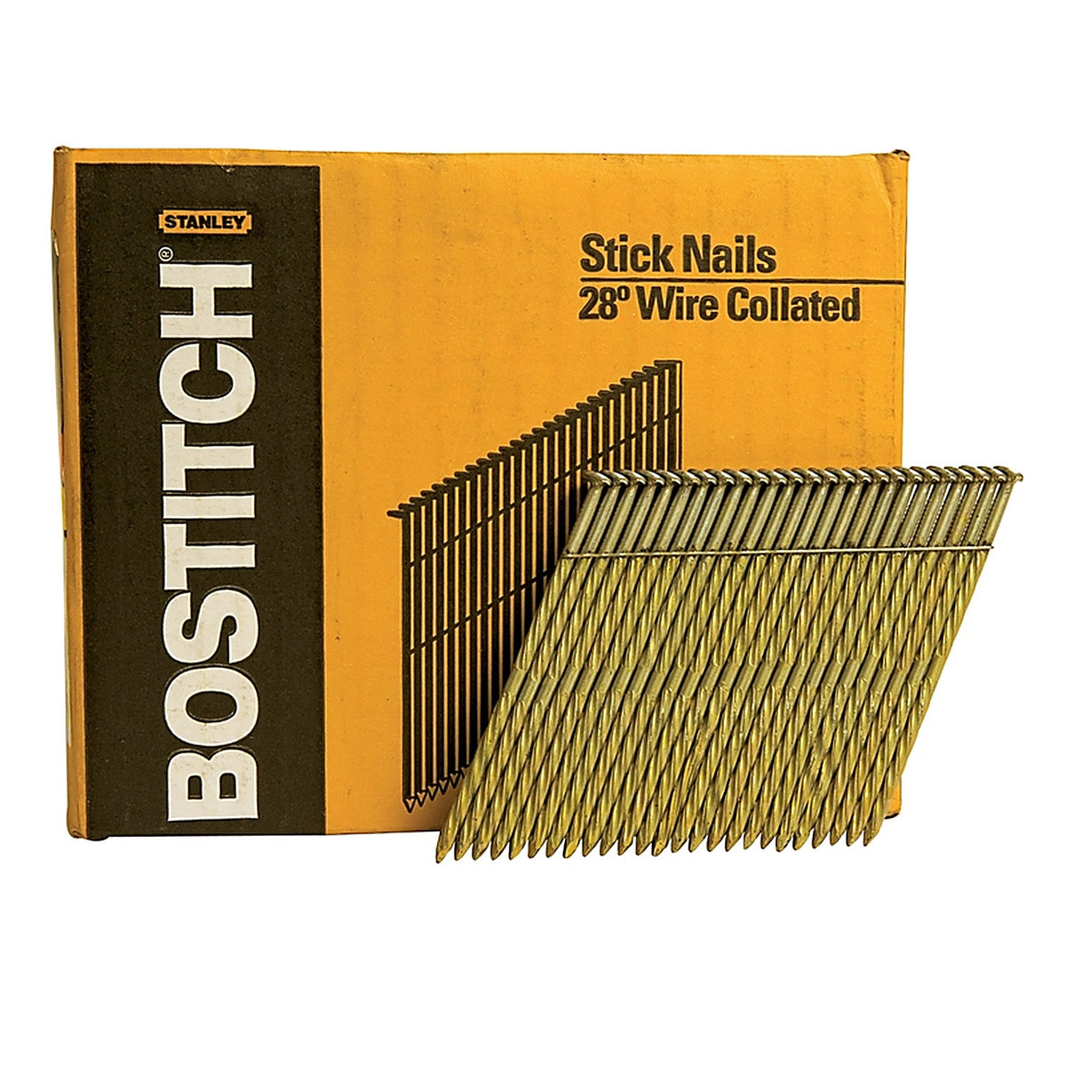 Bostitch - S12DSGAL-FH - 3-1/4 in. L X 10 Ga. Angled Strip Galvanized Framing Nails 28 deg 2000 pk