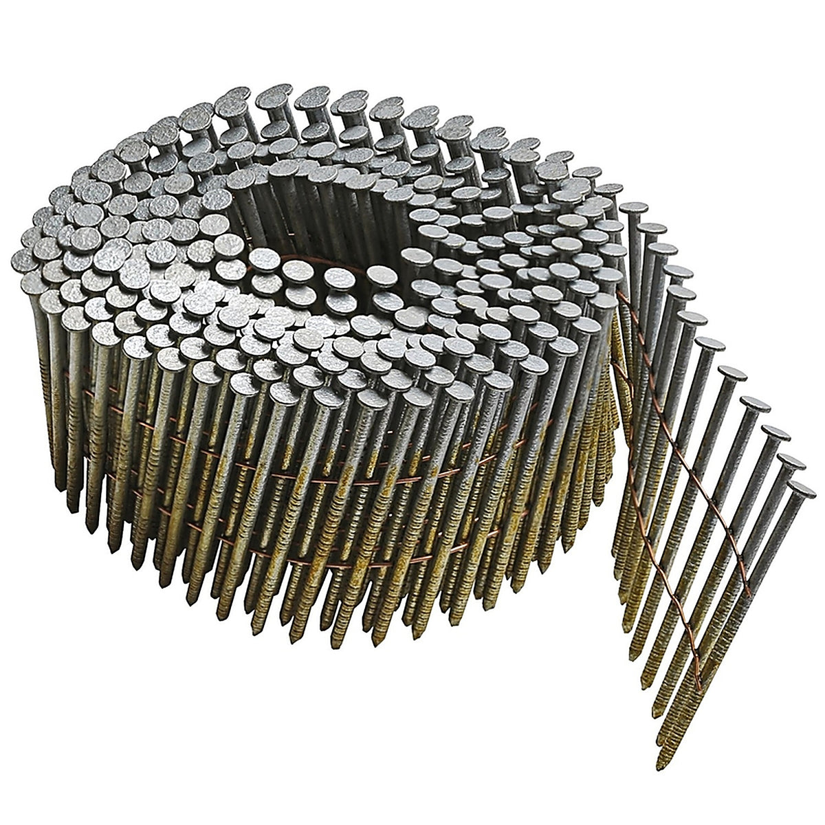 Bostitch - C8R99BDSS - 2-1/2 in. L X 13 Ga. Wire Coil Stainless Steel Framing Nails 15 deg 3,600 pk