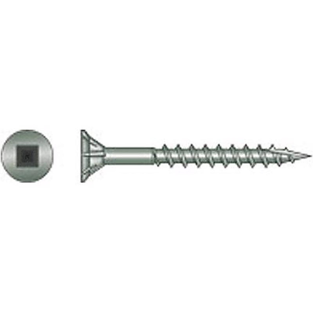 Simpson Strong-Tie - CB3BLGHL158S - No. 9 X 1-5/8 in. L Square Galvanized Cement Board Screws 1500 pk