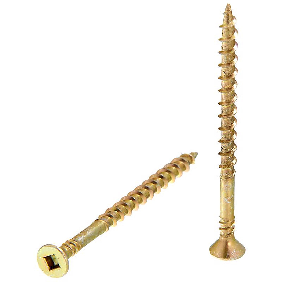 Senco - 08F250Y - DuraSpin No. 8 Sizes X 2-1/2 in. L Square Square Head Deck Screws 800 pk