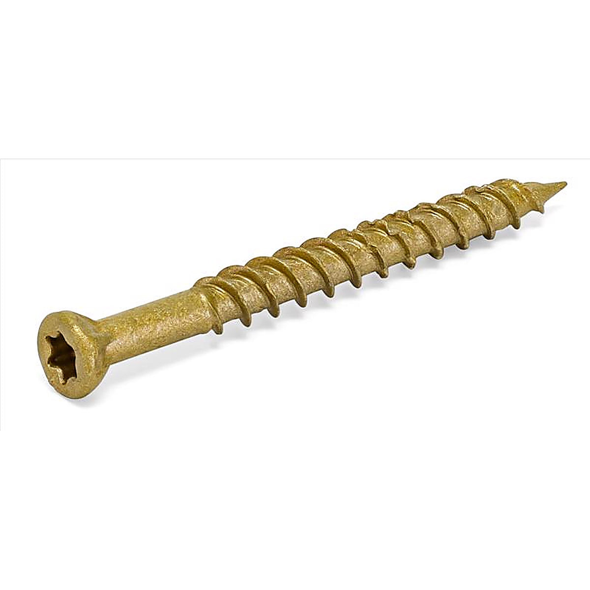 Hillman - 48630 - Power Pro No. 8 x 1-5/8 in. L Star Bronze Ceramic Trim Screws 1 lb. - 195/Pack