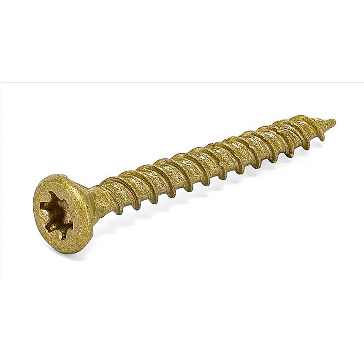 Hillman - 48596 - Power Pro No. 8 x 1-3/4 in. L Star Bronze Ceramic Wood Screws 1 lb. - 175/Pack