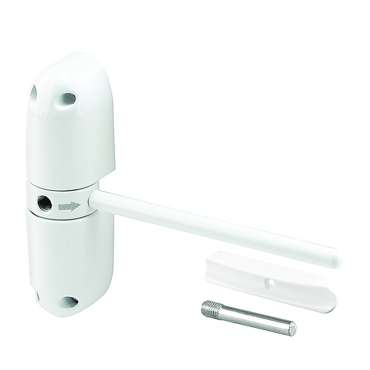 Prime-Line - KC10HD - Zinc-Plated White Steel Hydraulic Door Closer
