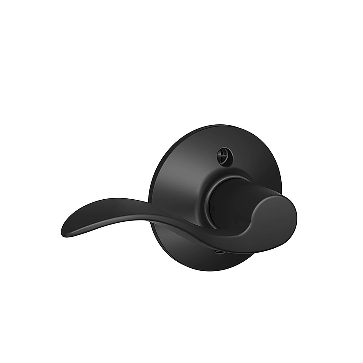 Schlage - F170ACC622LH - Accent Matte Black Dummy Lever Left Handed
