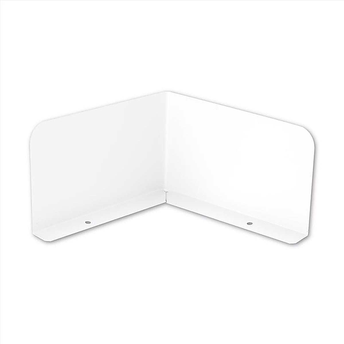 Amerimax - 25074 - 3 in. H X 0.5 in. W X 9 in. L White Aluminum K Gusher Guard