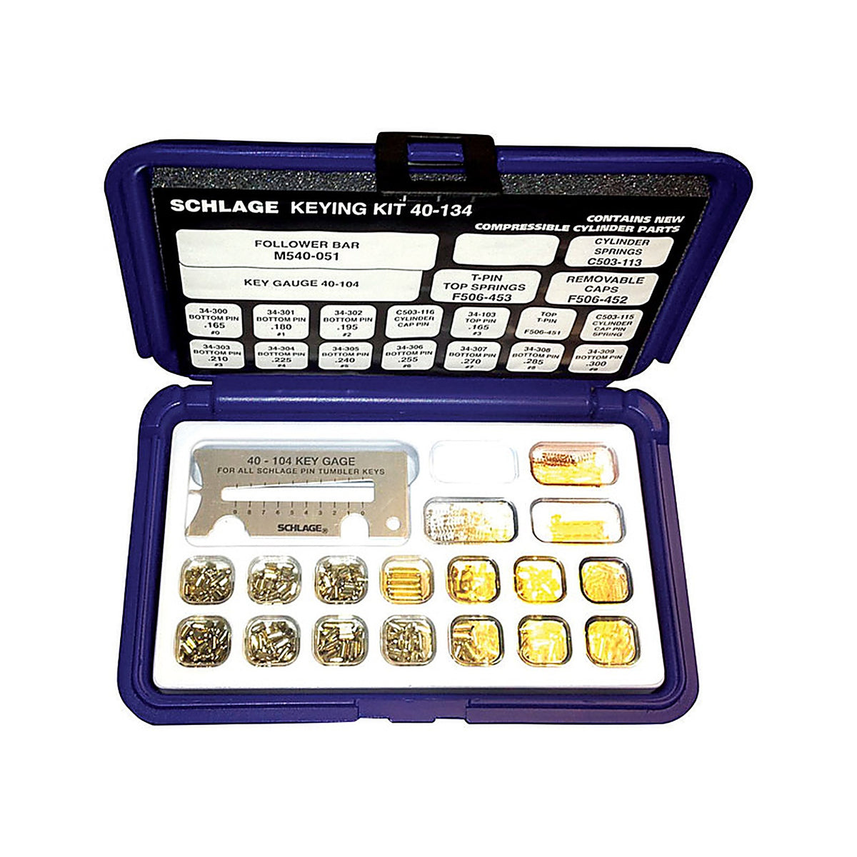 Schlage - 40-134 - Plastic Re-Keying Kit 1 each