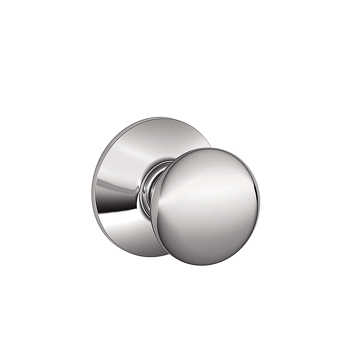 Schlage - F10PLY625 - Plymouth Bright Chrome Passage Door Knob Right or Left Handed