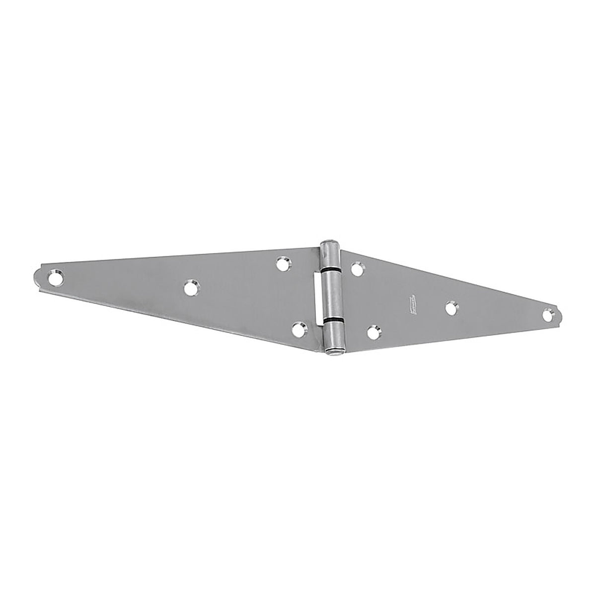 National Hardware - N342-493 - 8 in. L Stainless Steel Stainless Steel Heavy Duty Strap Hinge 1 pk