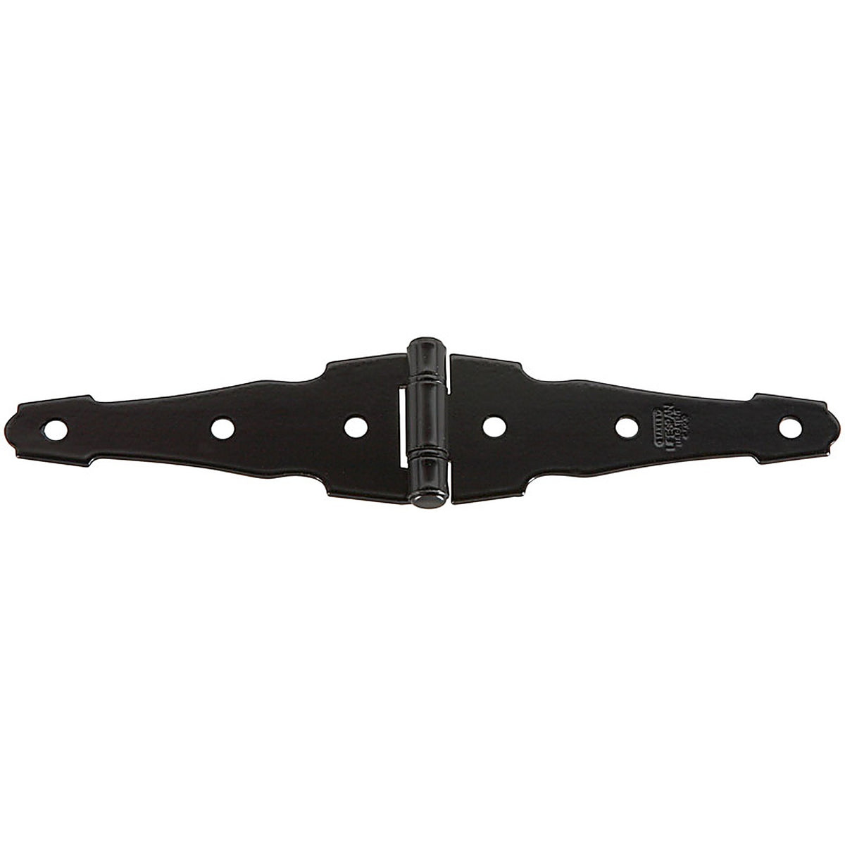 National Hardware - N109-036 - 4 in. L Black Steel Ornamental Strap Hinge 1 pk
