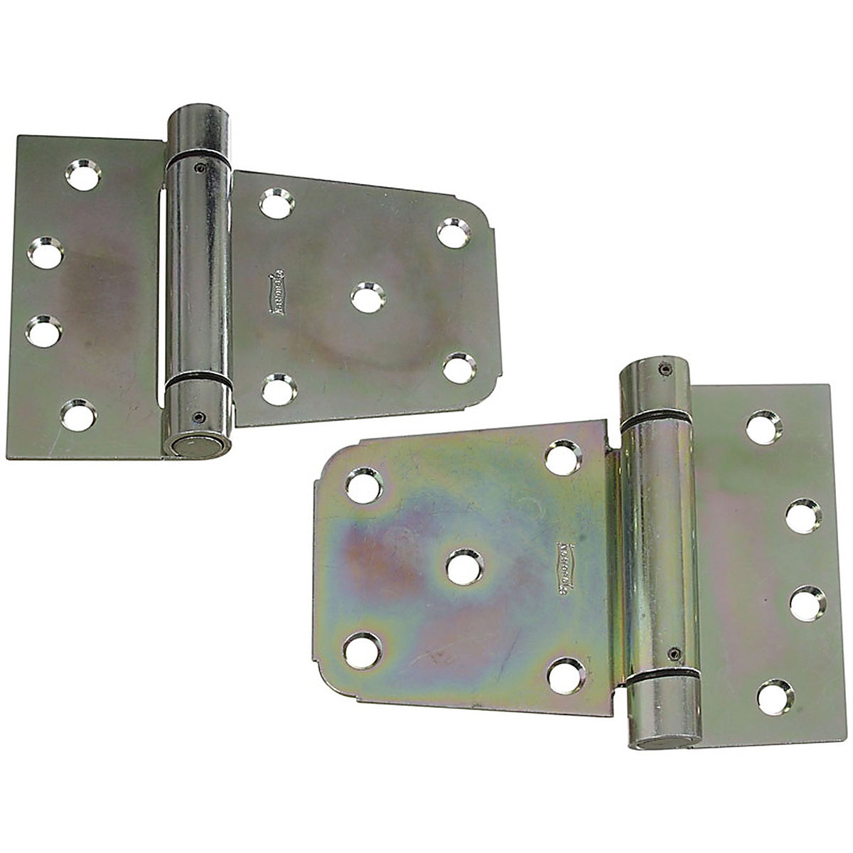 National Hardware - N342-584 - 3-1/2 in. L Zinc-Plated Steel Extra Heavy Auto-Close Gate Hinge Set 1 pk