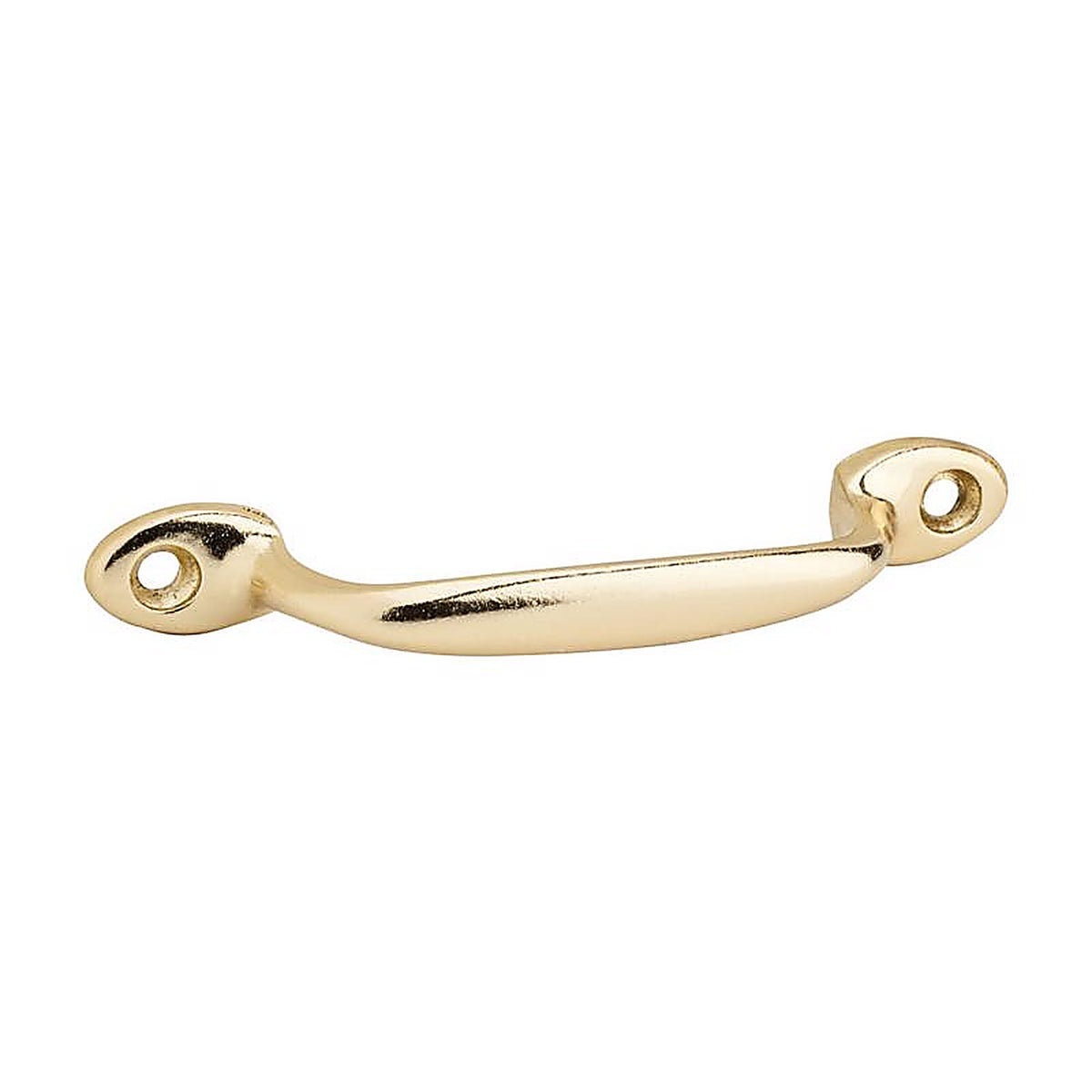 Ives - SP25A3 - 4-7/8 in. L Bright Brass Aluminum Screen Door Pull
