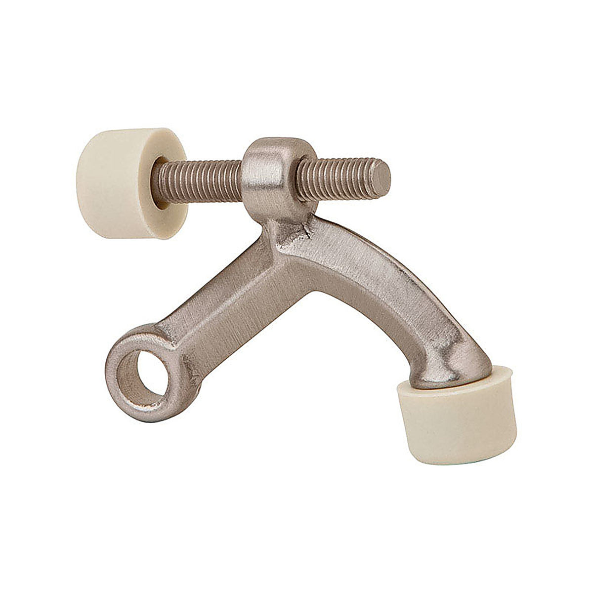 Ives - 70A15 - Aluminum Satin Nickel Hinge Pin Door Stop Mounts to wall