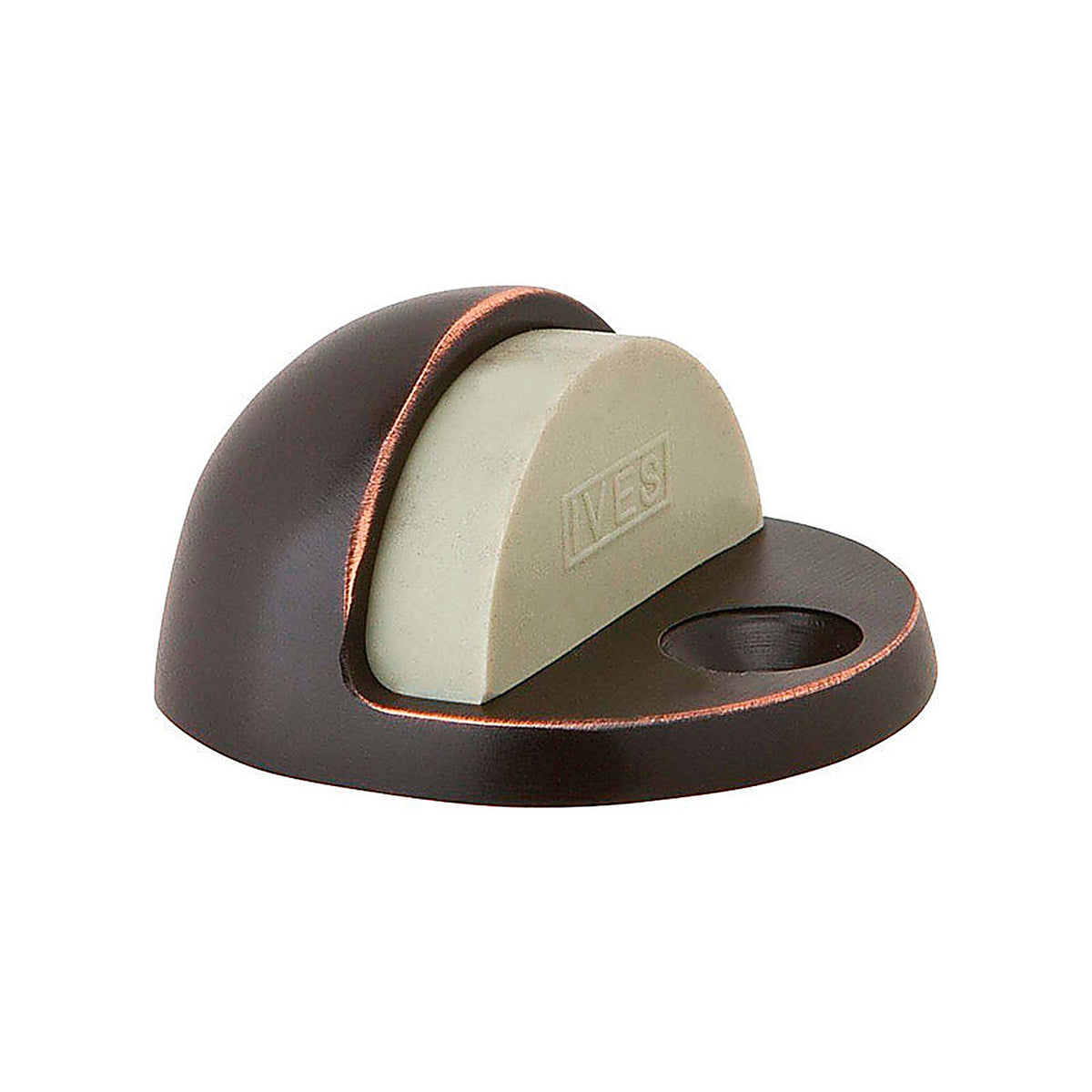 Ives - FS436B-716 - 1-3/4 in. W X 2 in. L Brass Aged Bronze Door Stop Mounts to floor