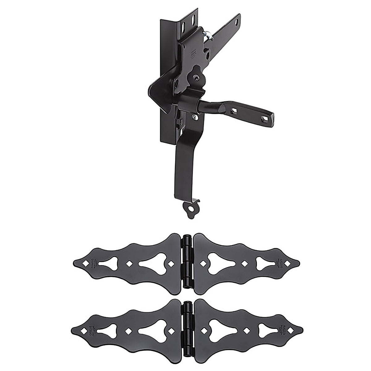 National Hardware - N109-015 - Black Steel Gate Hardware Kit 1 pk