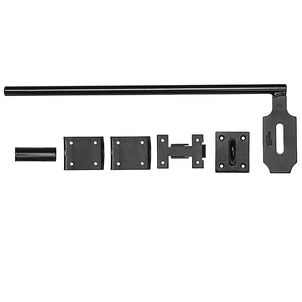 National Hardware - N109-002 - 4.31 in. L Black Steel Cane Bolt 1 pk