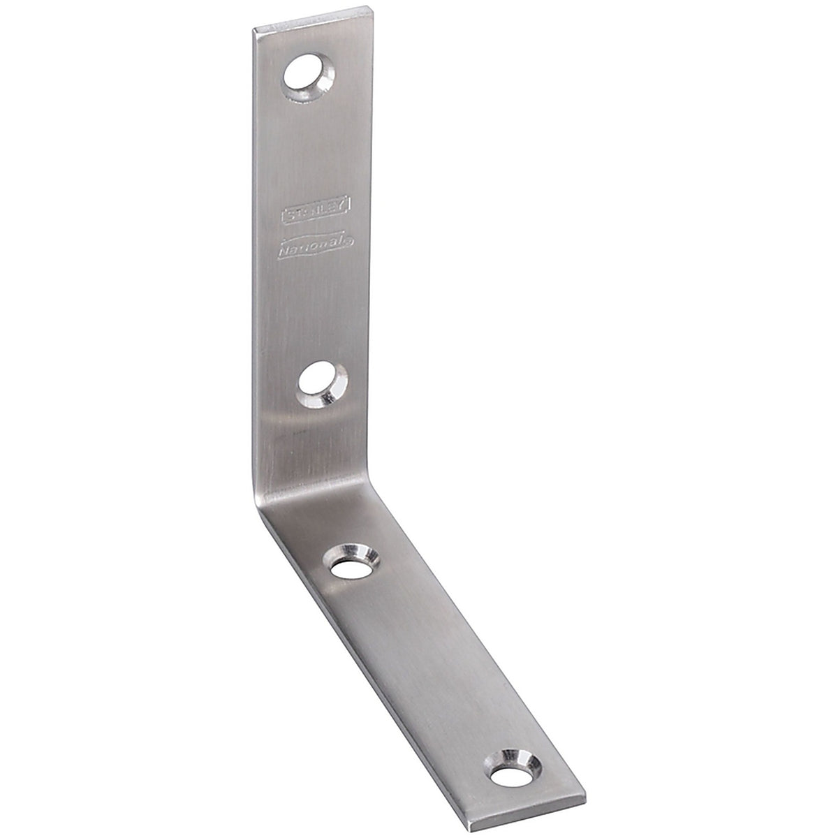 National Hardware - N348-862 - 4 in. H x 0.875 in. W x 0.13 in. D Stainless Steel Inside Corner Brace