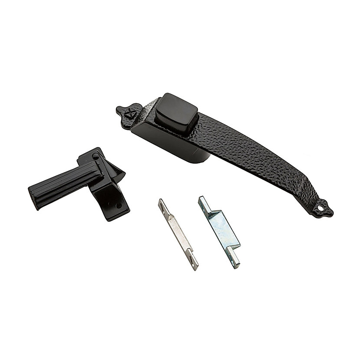 National Hardware - N100-023 - Black Zinc Push Button Latch 1 pk
