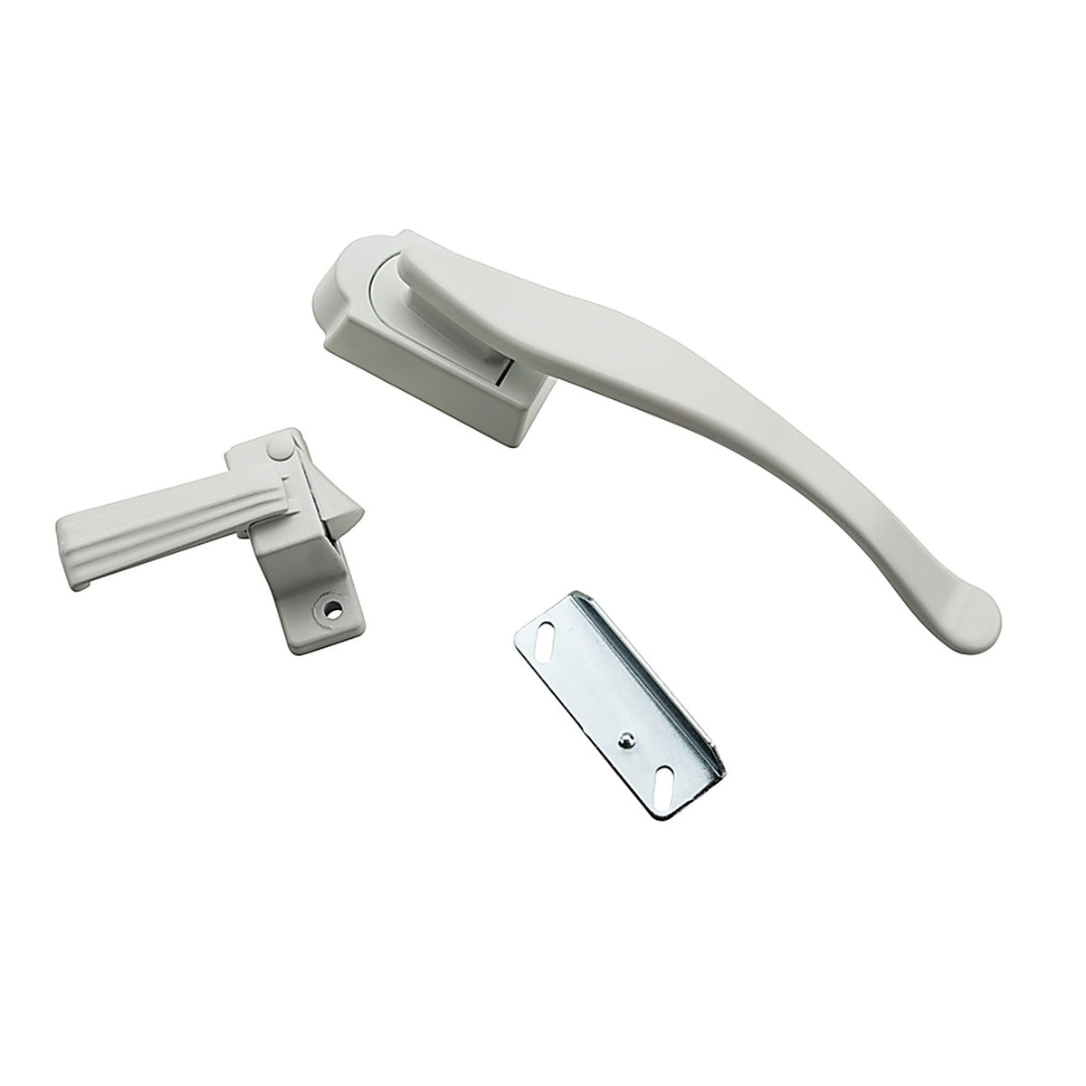 National Hardware - N100-035 - White Zinc Lever Latches 1 pk