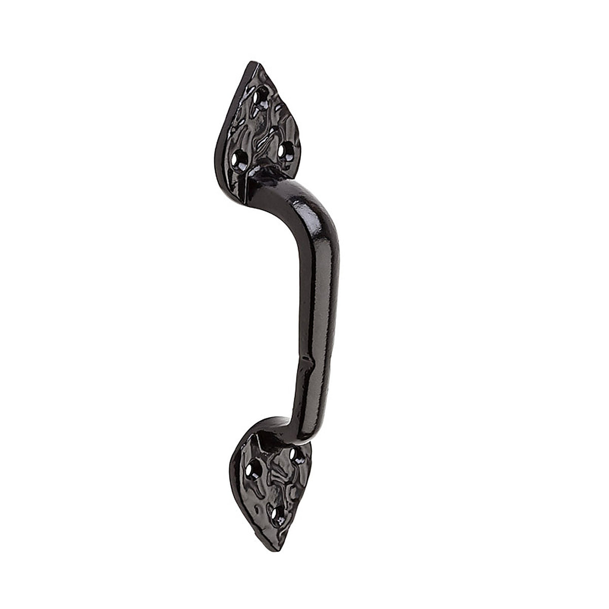 National Hardware - N109-023 - 7-3/4 in. L Black Steel Gate Pull