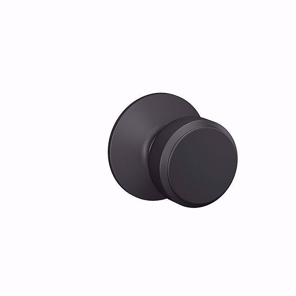 Schlage - F10VBWE622 - Bowery Matte Black Knob Right or Left Handed