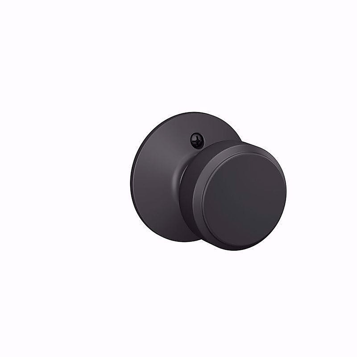Schlage - F10VBWE622 - Bowery Matte Black Knob Right or Left Handed