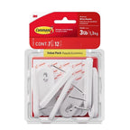 3M - 17068-7ES - Command Medium Plastic Hook 7/Pack