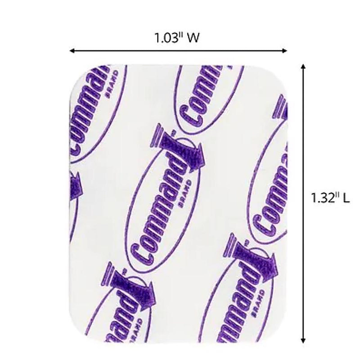 3M - 17820-18ES - Command adjustables Small Foam Adhesive Strips - 18/Pack