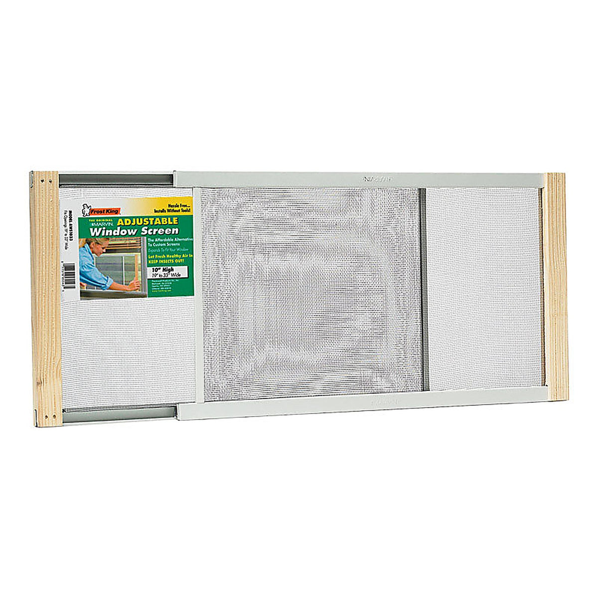 Frost King - AWS1033 - WB Marvin 19 33 in. W in. Steel Adjustable Window Screen