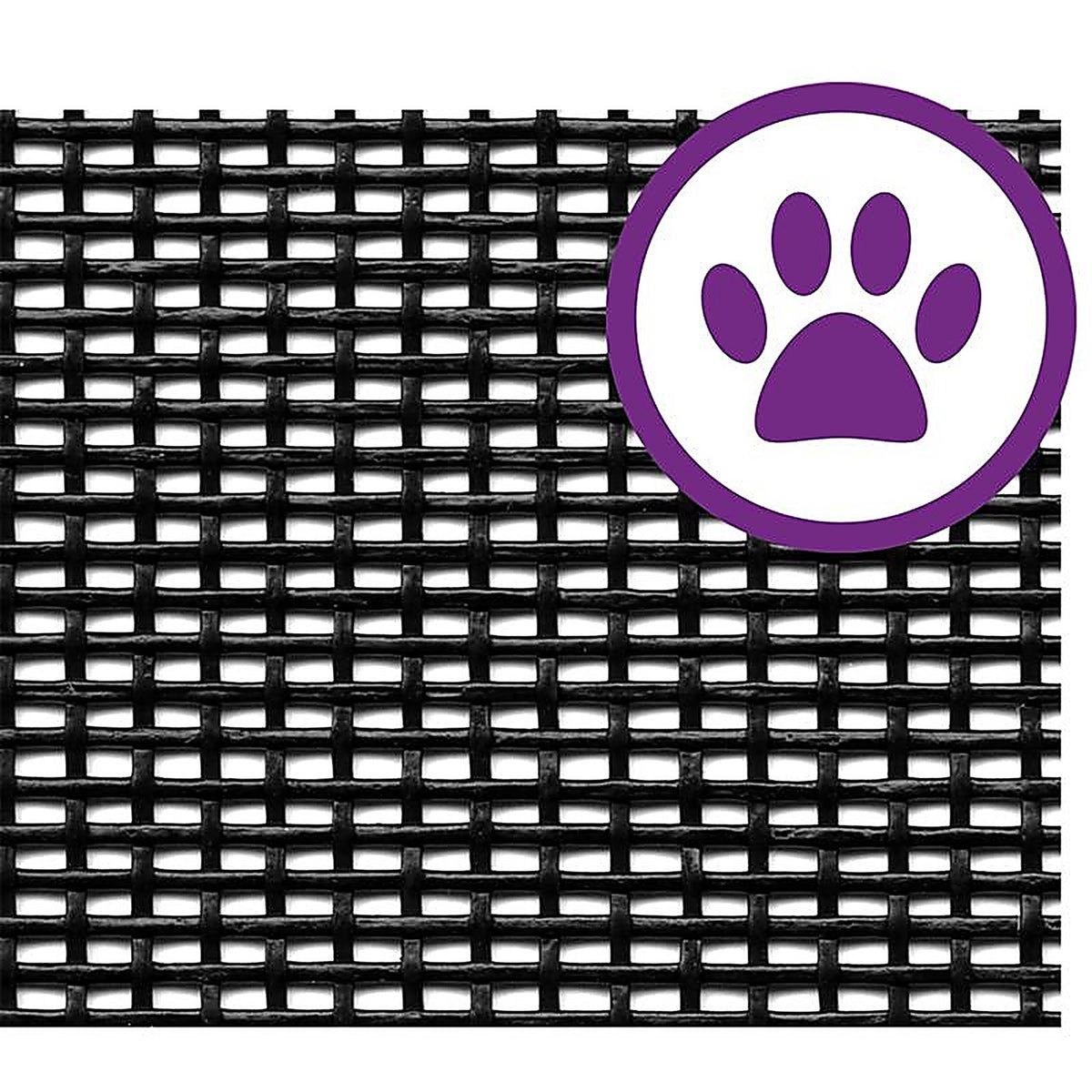 Saint-Gobain - FCS10389-M - Pet Resistant 36 in. W X 7 ft. L Charcoal Polyester Pet Screen Cloth